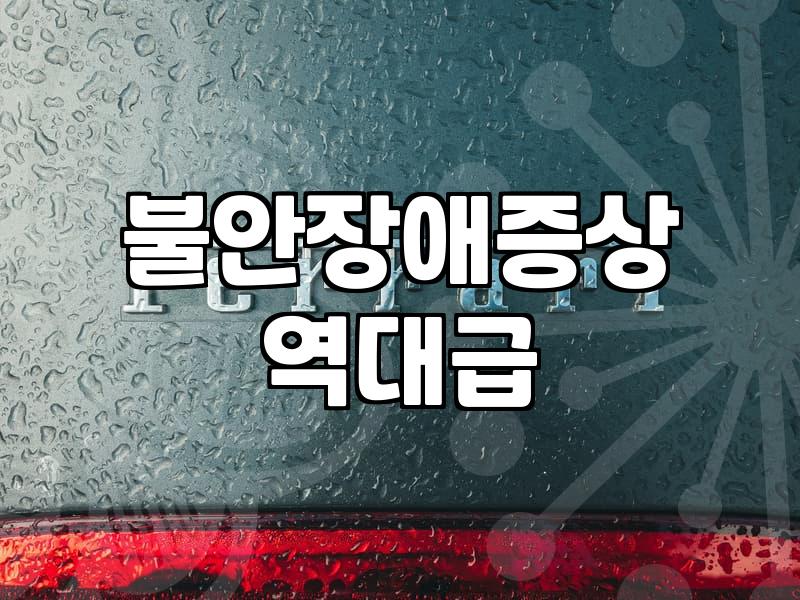 범불안장애 치료와 증상 조절을 위한 현실적인 대처 방법