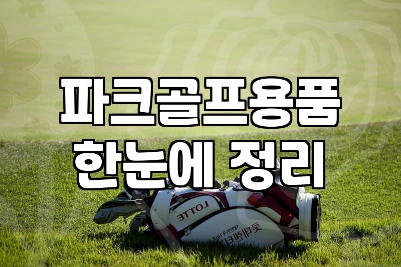 파크골프 가방, 진짜 써보고 느낀 현실적인 고민들