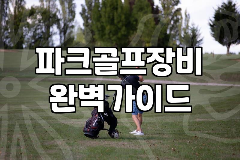 부모님 입문용 파크골프채세트 선택의 현실적인 타협점과 솔직한 후기