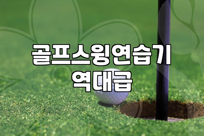 좁은 공간에서 실내골프연습 효과적으로 하는 방법