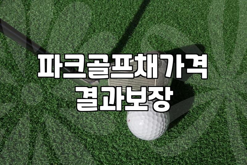 김해 파크골프 입문, 굳이 비싼 채가 답일까?