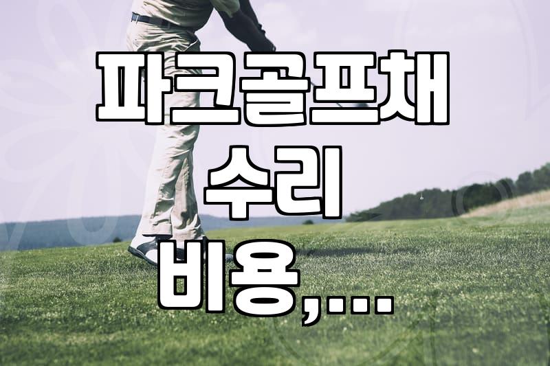 파크골프채, 망가지면 어떻게 해야 할까? 직접 수리 vs 전문가 의뢰, 현실적인 고민들