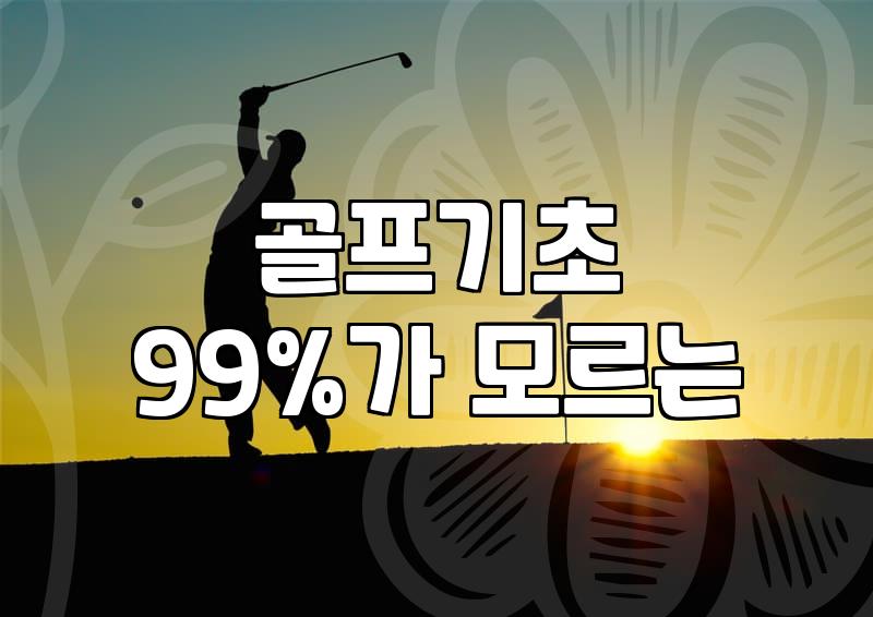 미사에서 골프를 시작하려는 당신이 꼭 알아야 할 현실적인 고민들