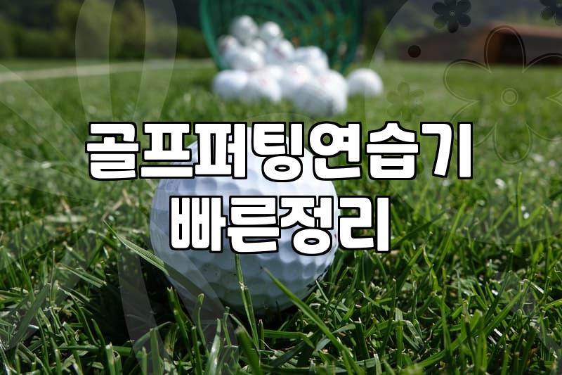골프연습용품 구매 전 확인해야 할 실전 선택 기준