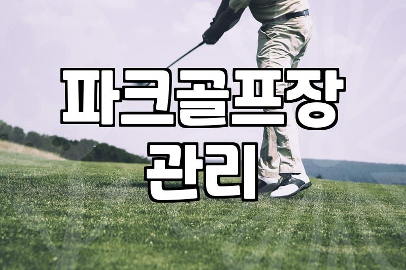 주말마다 파크골프장 찾아다니다가 지쳐버렸다