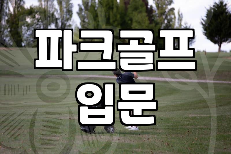 동네에서 즐기는 파크골프 시설과 장비 준비하기