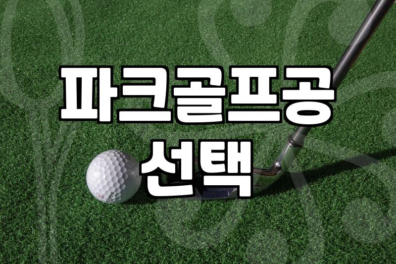 파크골프공 3피스 4피스 차이 성능과 비거리 변화