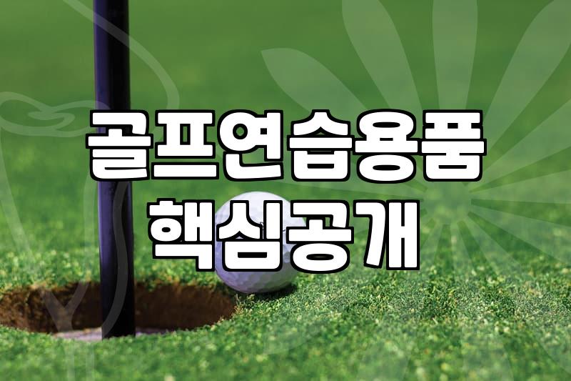거실 한구석에 깔아둔 퍼팅 매트가 짐스러워질 때쯤