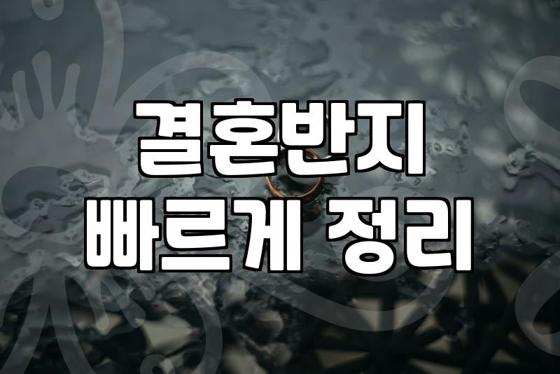 웨딩밴드 가격 결정 요인과 브랜드별 평균 견적 금액