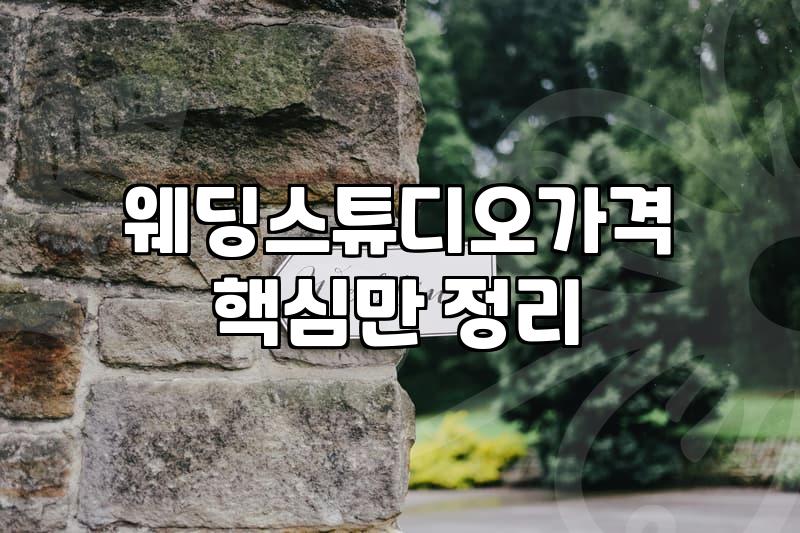 웨딩사진 비용 구성과 스튜디오별 추가금의 실제 기준